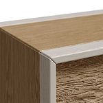 Комод 8 ящиков с подсветкой на рельефном фасаде Warm Industrial варинант исполнения - 3 | Loft Concept в Самаре