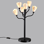 Настольная лампа с ветвями и белыми фарфоровыми цветами Floralis варинант исполнения - 4 | Loft Concept в Самаре