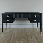 Письменный стол с 4-мя ящиками Elsa Dreams Black  варинант исполнения - 4 | Loft Concept в Самаре