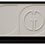 Тумбочка прикроватная с ящиком черно-серого цвета Noble Nightstand варинант исполнения - 4 | Loft Concept в Самаре