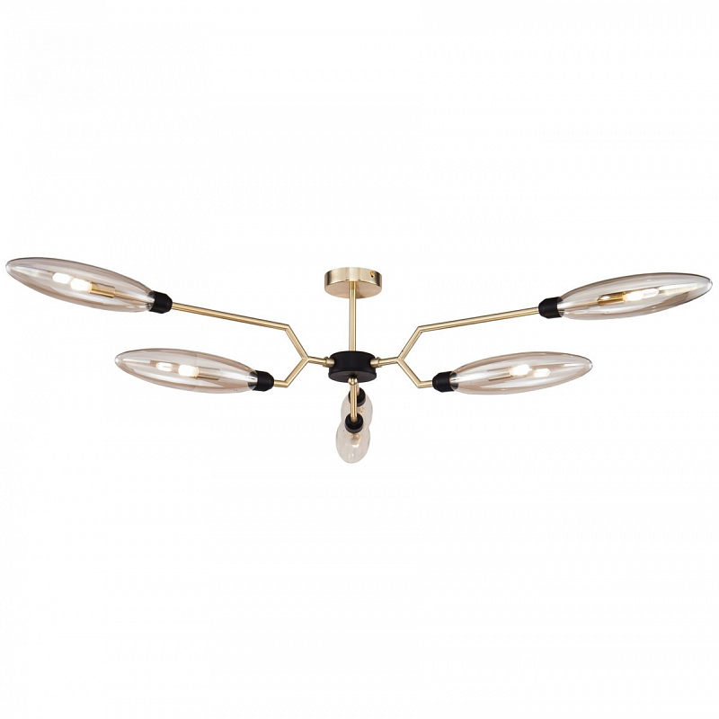 Потолочный светильник Morosini Ceiling Light Золотой Янтарь (Amber) Черный Потолочный светильник Morosini Ceiling Light Золотой Янтарь (Amber) Черный в Самаре | Loft Concept