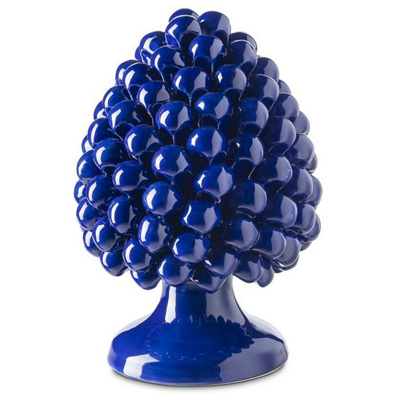 Статуэтка Pine Cone H20 Синий Голубой Белый Статуэтка Pine Cone H20 Синий Голубой Белый в Самаре | Loft Concept