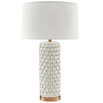 Настольная лампа покрытая лепестками белых цветов Fancy Calla Lily варинант исполнения - 2 | Loft Concept в Самаре