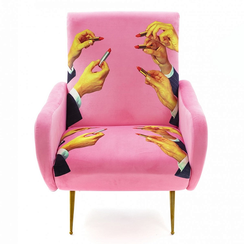 Кресло Seletti Armchair Lipsticks Pink Розовый (Rose) в Самаре | Loft Concept 