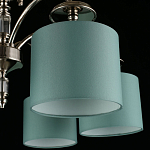 Люстра потолочная Nikoletta с бирюзовым плафоном варинант исполнения - 3 | Loft Concept в Самаре