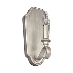 Бра серебрянного цвета с лампой в виде свечи на изогнутой ножке Feiss варинант исполнения - 1 | Loft Concept в Самаре