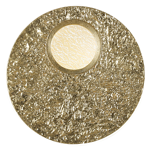 Бра круглое фактурное в форме диска Flicker