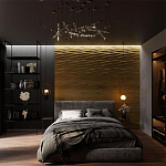 Гипсовая 3D панель с принтографией PM-02 варинант исполнения - 1 | Loft Concept в Самаре