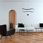 Подвесной светильник волнообразной формы LED 35W 3000K Infinity варинант исполнения - 3 | Loft Concept в Самаре