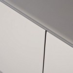 Тумба под телевизор со стеклянной столешницей и с выдвижными ящиками Minimalist Accent варинант исполнения - 3 | Loft Concept в Самаре