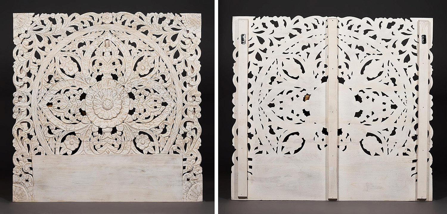 Изголовье-панно Indian antique white Headboard - Loft-Concept в Самаре