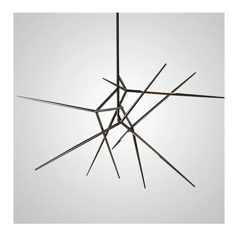 Люстра FLASK Black Глянцевый черный в Самаре | Loft Concept 