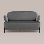 Диван в велюровой обивке серого цвета COLOR BLOCK варинант исполнения - 3 | Loft Concept в Самаре