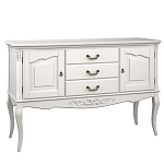 Консоль белая из массива бука с ящиками в стиле прованс White Provence варинант исполнения - 2 | Loft Concept в Самаре