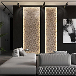 Гипсовая 3D панель с принтографией PM-50 варинант исполнения - 5 | Loft Concept в Самаре