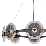 Люстра с плафонами из фактурного двойного стекла Heterochromia варинант исполнения - 6 | Loft Concept в Самаре