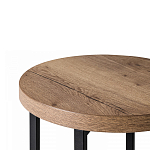 Стол журнальный круглый в стиле лофт Urban Style Space варинант исполнения - 2 | Loft Concept в Самаре