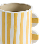 Ваза из фаянса Brighter than the Stars жёлтая полоска варинант исполнения - 2 | Loft Concept в Самаре