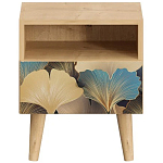 Прикроватная тумба с изображением на ящике Elise Nightstand варинант исполнения - 8 | Loft Concept в Самаре