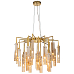 Люстра со стеклянными цилиндрическими плафонами Luminous Cylinders Amber варинант исполнения - 5 | Loft Concept в Самаре