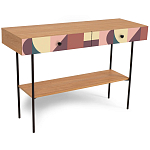 Консоль с принтом на ящиках Elise Console Table варинант исполнения - 16 | Loft Concept в Самаре