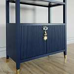 Стеллаж со стеклянными полками Elsa Dreams Blue варинант исполнения - 2 | Loft Concept в Самаре