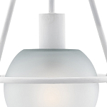 Бра белое с матовым стеклянным плафоном в форме шара White Lighthouse варинант исполнения - 1 | Loft Concept в Самаре