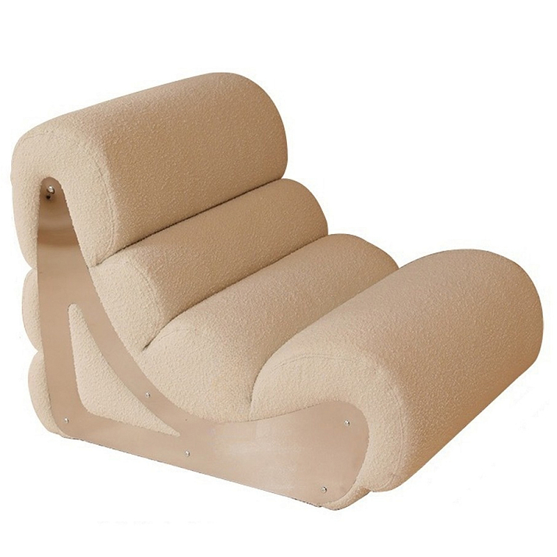 Кресло мягкое без подлкотников White Sheepskin Armchair Белый Кресло мягкое без подлкотников White Sheepskin Armchair Белый в Самаре | Loft Concept