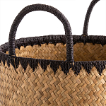 Плетеная корзина для белья с ручками Nyimbo Wicker Basket варинант исполнения - 3 | Loft Concept в Самаре