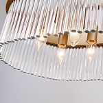 Люстра подвесная овальная со стеклянными трубками Длина 100 см Nembus варинант исполнения - 5 | Loft Concept в Самаре