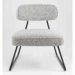 Кресло лаунж Kate букле серый варинант исполнения - 4 | Loft Concept в Самаре