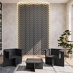 Гипсовая 3D Панель LOVE SPRUCE варинант исполнения - 1 | Loft Concept в Самаре