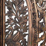 Ширма с  орнаментом ручная резьба Indian Antique Furniture варинант исполнения - 4 | Loft Concept в Самаре