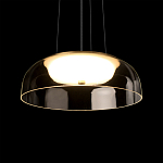 Подвесной светильник  с плоским прозрачным стеклянным плафоном Grada Light варинант исполнения - 8 | Loft Concept в Самаре