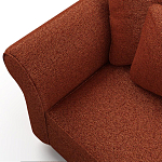 Мебельная ткань Шенилл терракотовый цвет 138 см T4-44 варинант исполнения - 3 | Loft Concept в Самаре