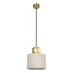 Подвесной светильник с круглым мраморным плафоном Marble square варинант исполнения - 1 | Loft Concept в Самаре