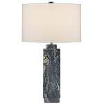 Настольная лампа с корпусом из серого мрамора Breathtaking View варинант исполнения - 3 | Loft Concept в Самаре