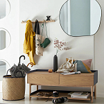 Плетеная корзина для белья с ручками Nyimbo Wicker Basket варинант исполнения - 4 | Loft Concept в Самаре