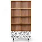 Широкий стеллаж с принтом Elise Rack варинант исполнения - 20 | Loft Concept в Самаре