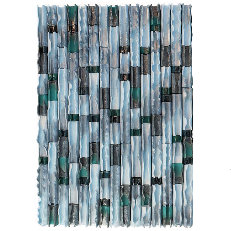 Фактурное Панно на стену Blue Energy Flow  Голубой в Самаре | Loft Concept 