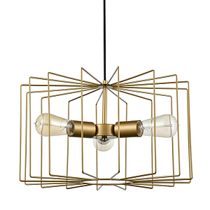 Люстра Cage Wire Color gold