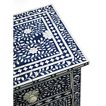Комод инкрустация костью ORIENTAL Indian синий орнамент варинант исполнения - 4 | Loft Concept в Самаре