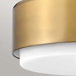 Потолочный светильник круглой формы с белым матовым плафоном Hinkley варинант исполнения - 2 | Loft Concept в Самаре