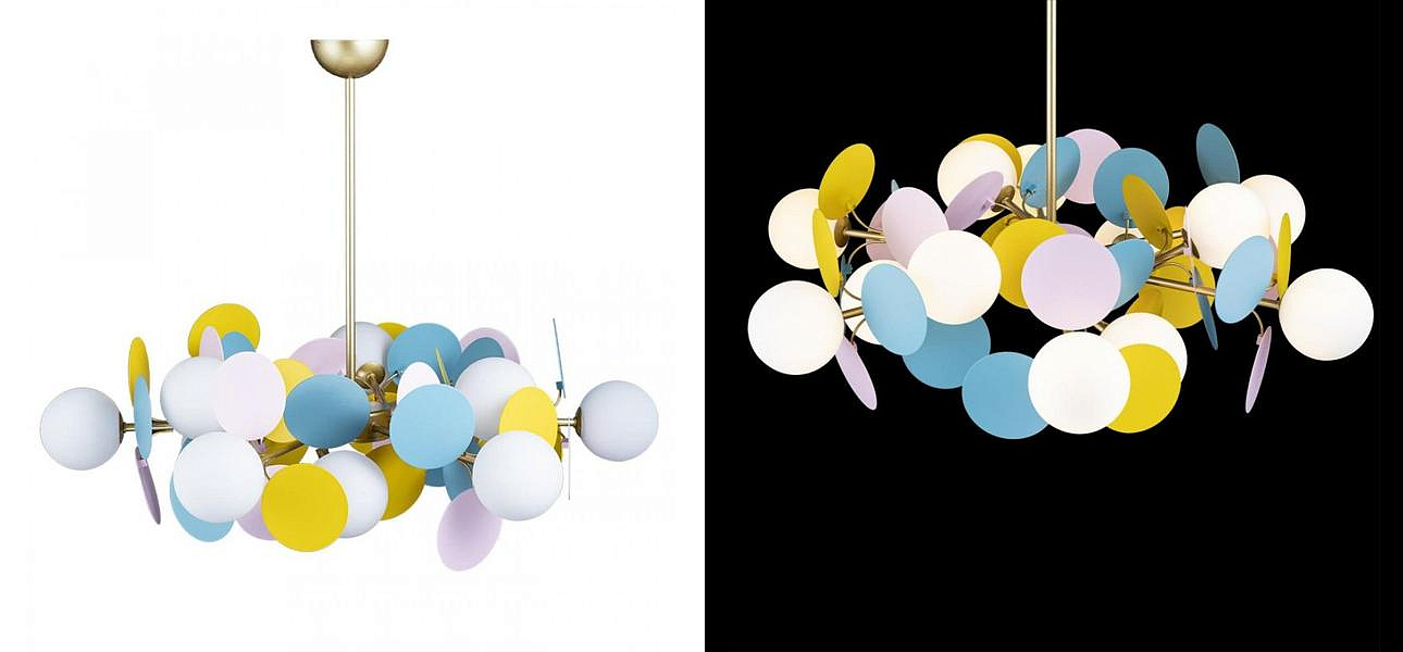 Люстра MATISSE Chandelier multicolor 12 ламп Люстра MATISSE Chandelier multicolor 12 ламп - Loft-Concept в Самаре