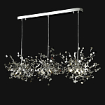 Люстра подвесная из трех частей с металлическими круглыми элементами Terzani Argent варинант исполнения - 9 | Loft Concept в Самаре