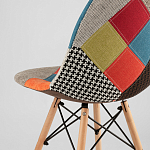 Стул с обивкой в технике пэчворк DSW варинант исполнения - 6 | Loft Concept в Самаре