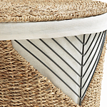 Плетеная корзина для белья Juste Wicker Basket варинант исполнения - 4 | Loft Concept в Самаре