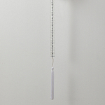 Бра с белым текстильным абажуром и хрустальными подвесками с декоративной кисточкой Lustre Reverie варинант исполнения - 5 | Loft Concept в Самаре