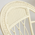 Комплект уличной мебели из ротанга Clara белый варинант исполнения - 3 | Loft Concept в Самаре