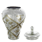 Ваза из стекла с крышкой и декоративными узорами Chinoiserie Ceramics варинант исполнения - 1 | Loft Concept в Самаре